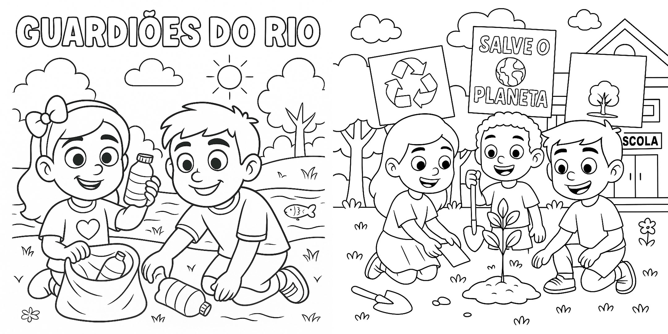 Lixo Zero creative activity